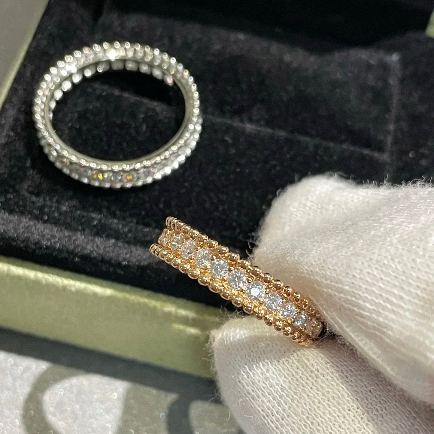 [Kincade Jewelrys]PERLEE DIAMOND SILVER RING
