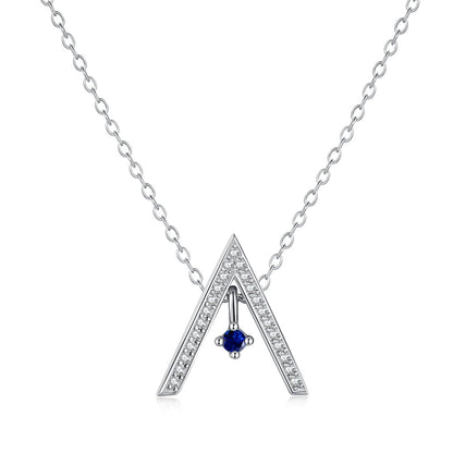 [Kincade Jewelrys]Sparkling "A" Shape Necklace