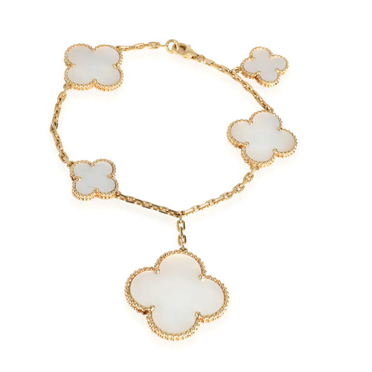 [Kincade Jewelrys]MAGIC CLOVER MOP GOLD BRACELET 5 MOTIFS