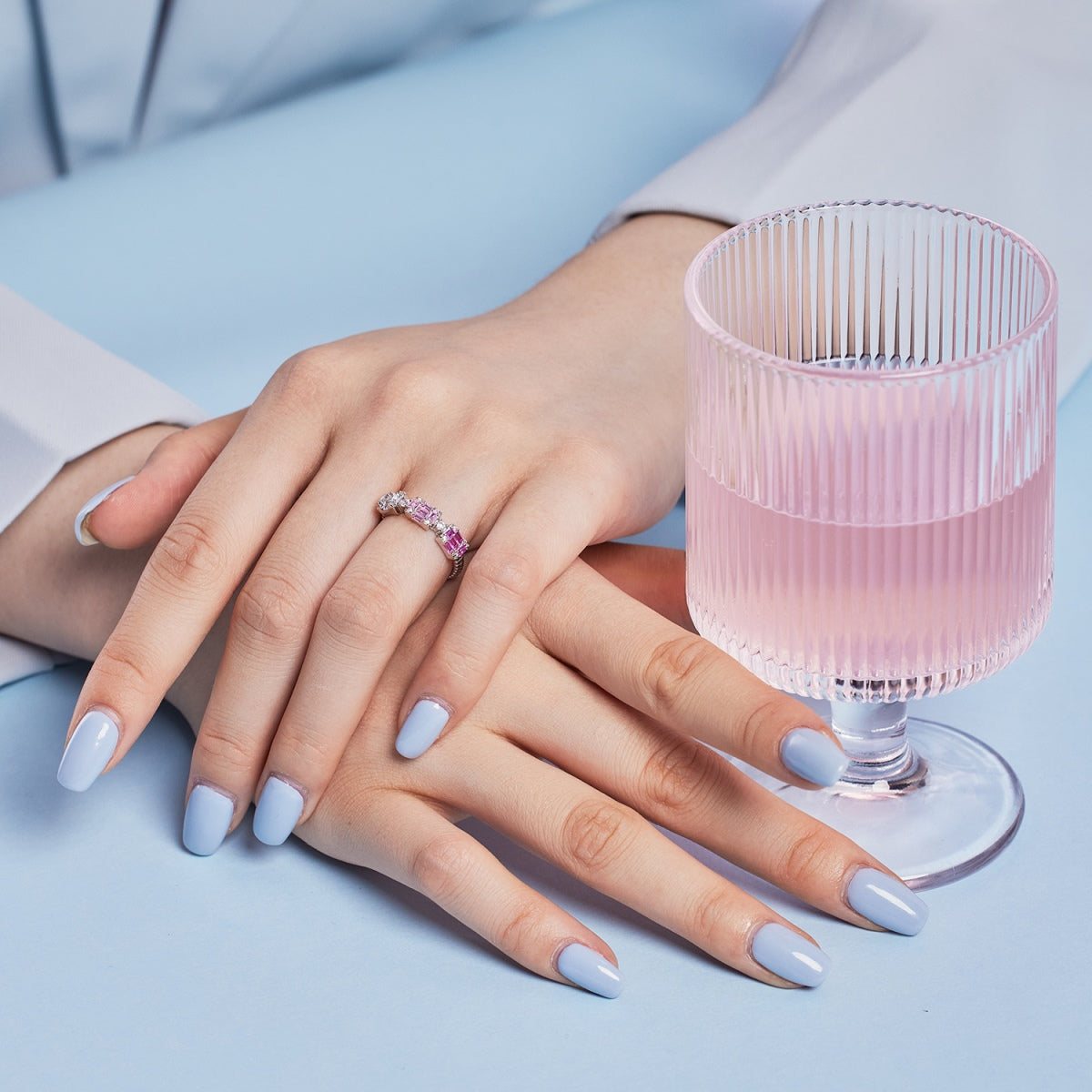 [Kincade Jewelrys]Unique Colorful Emerald Cut Party Ring