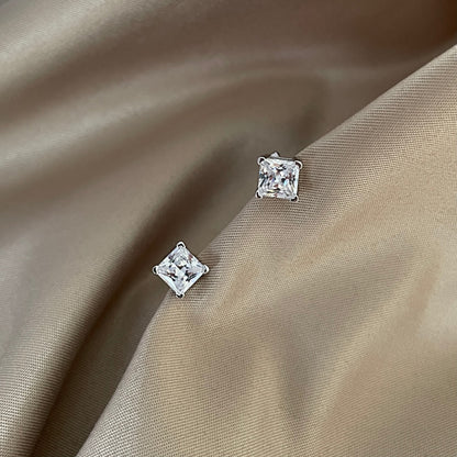 [Kincade Jewelrys]Delicate Square Shape Earrings