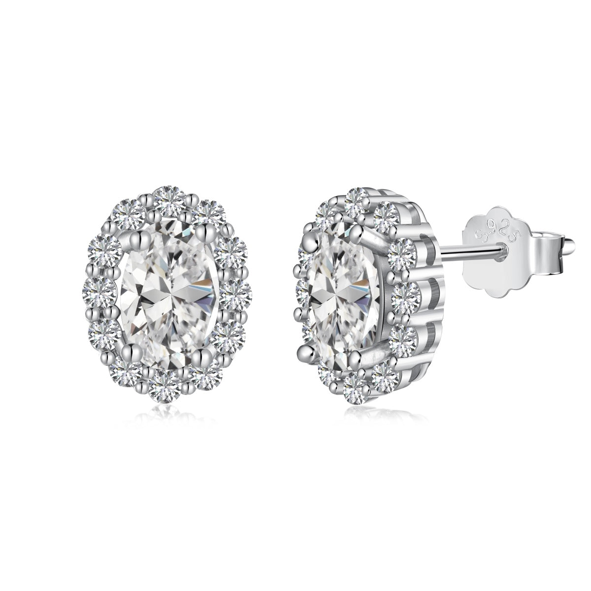 [Kincade Jewelrys]Delicate Unique Oval Cut Daily Earrings