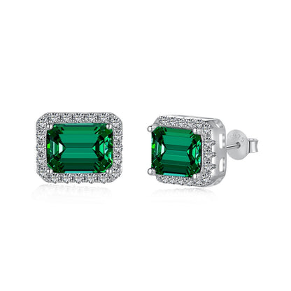 [Kincade Jewelrys]Luxurious Dainty Emerald Cut Banquet Earrings