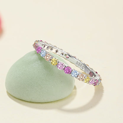 [Kincade Jewelrys]Elegant Vivid Round Cut Daily Ring