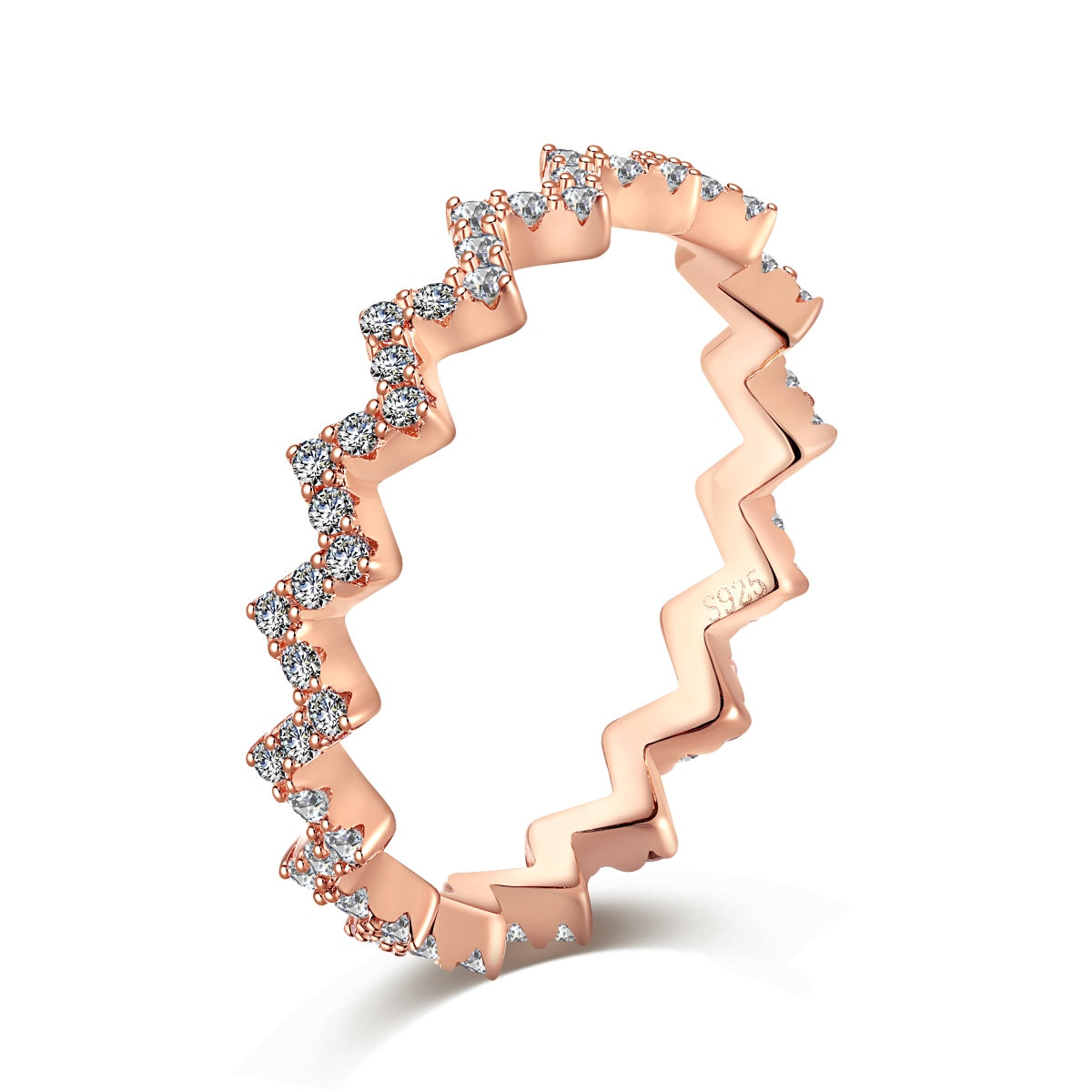 [Kincade Jewelrys]Delicate Enchanting Wave Shape Daily Ring