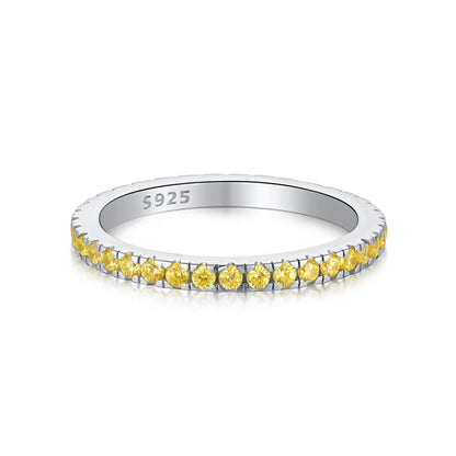 [Kincade Jewelrys]Delicate Sparkling Round Cut Daily Ring