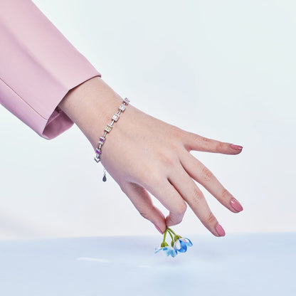 [Kincade Jewelrys]Dainty Charming Emerald Cut Daily Bracelet