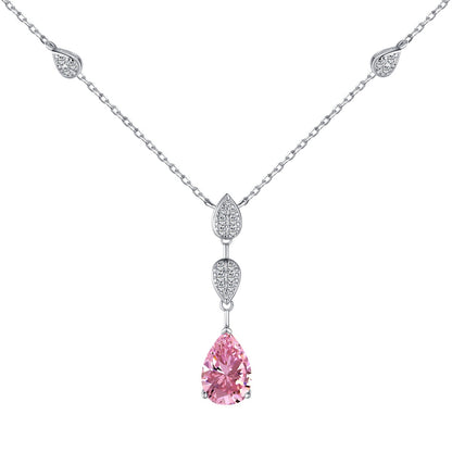 [Kincade Jewelrys]Dazzling Pear Cut Necklace