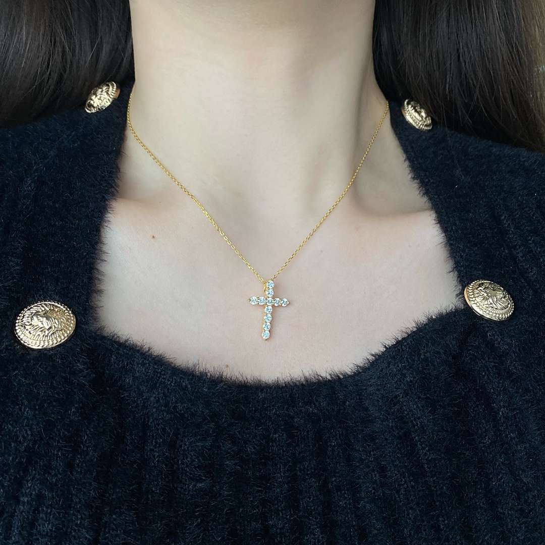 [Kincade Jewelrys]Unique Cross Shape Necklace