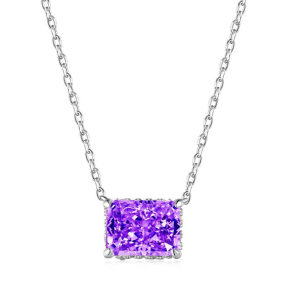 [Kincade Jewelrys]Luxurious Square Shape Colorful Necalack