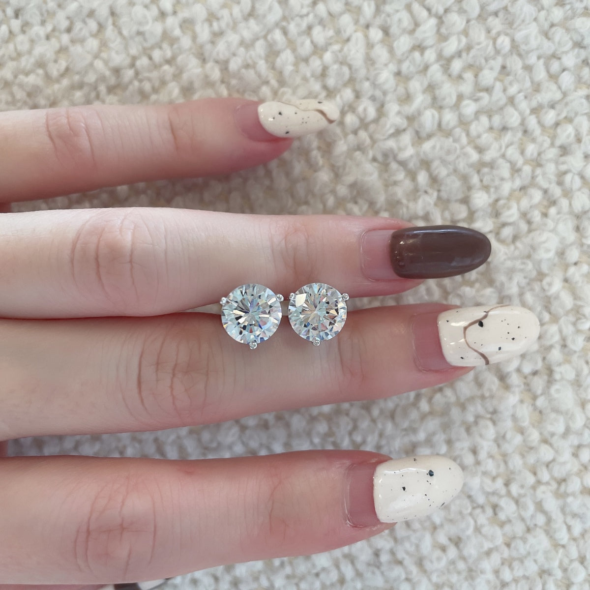 [Kincade Jewelrys]Dainty Round Shape Earrings