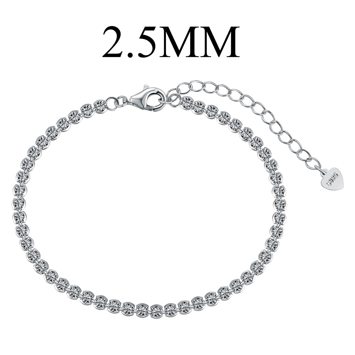 [Kincade Jewelrys]Dazzling Sparkling Round Cut Daily Bracelet