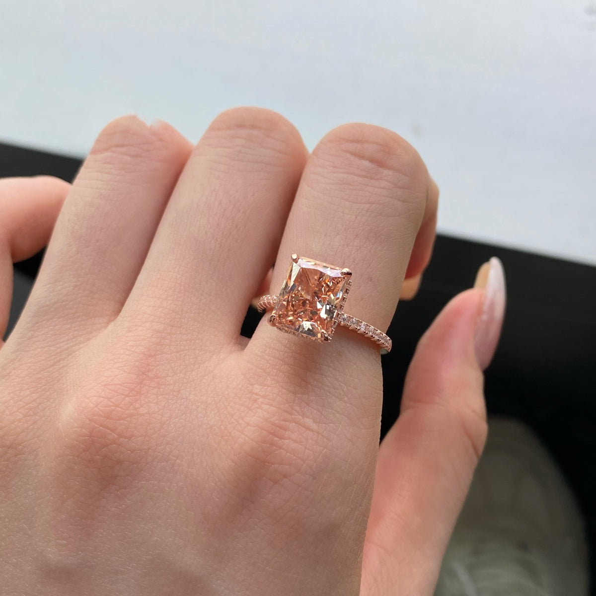 [Kincade Jewelrys]4.0 Carat Luxurious Engagement Ring