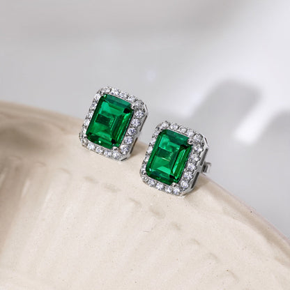 [Kincade Jewelrys]Luxurious Dainty Emerald Cut Banquet Earrings