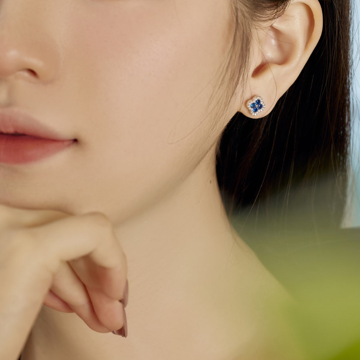[Kincade Jewelrys]Four-Leaf Clover Flower Shaped Earrings