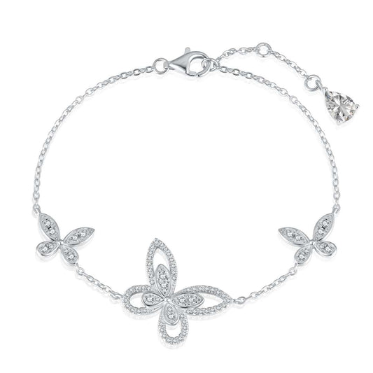 [Kincade Jewelrys]Delicate Butterfly Pendant Bracelet