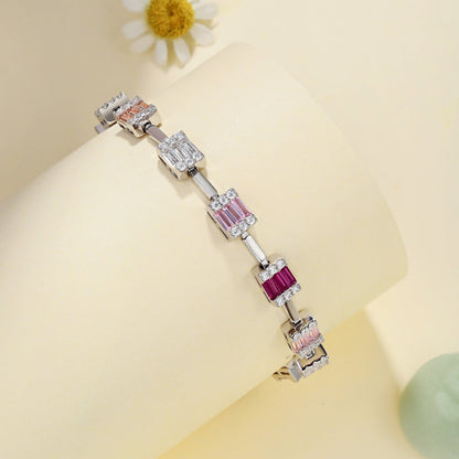 [Kincade Jewelrys]Dainty Charming Emerald Cut Daily Bracelet