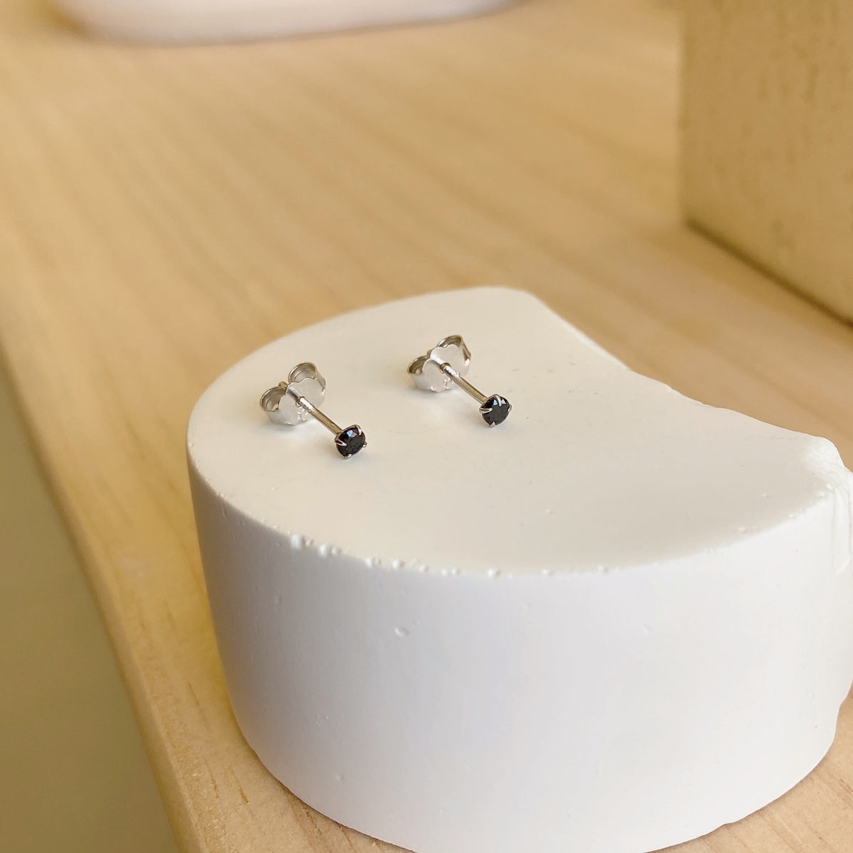 [Kincade Jewelrys]Delicate Solitaire Earrings