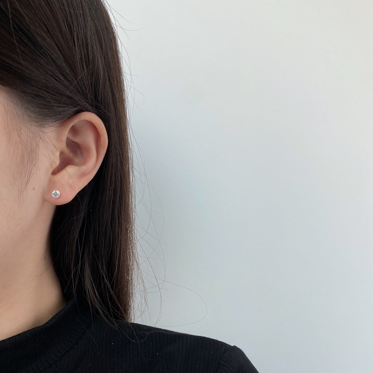 [Kincade Jewelrys]Sparkling Colorful Round Shape Earrings