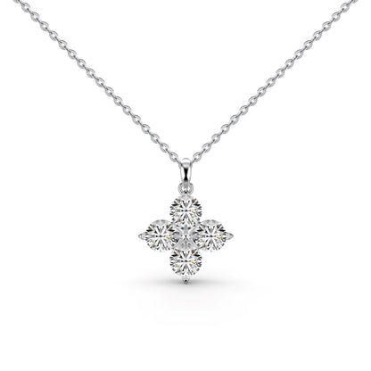 [Kincade Jewelrys]Four-Leaf Clover And Eight-Pointed Star Necklace