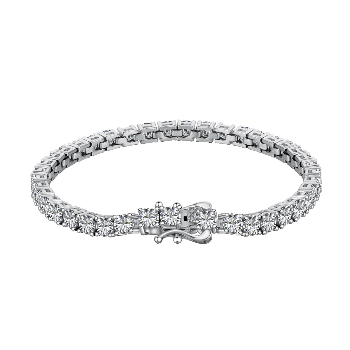 [Kincade Jewelrys]Luxurious Ornate Round Cut Tennis Bracelet