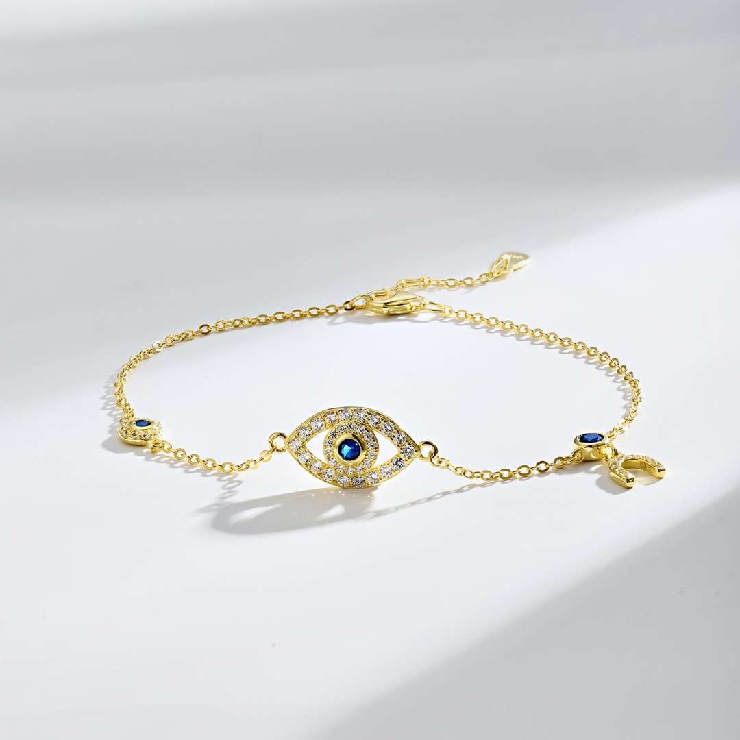 [Kincade Jewelrys]Dainty Eye Shape Necklace