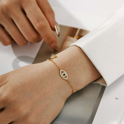 [Kincade Jewelrys]Dainty Eye Shape Necklace