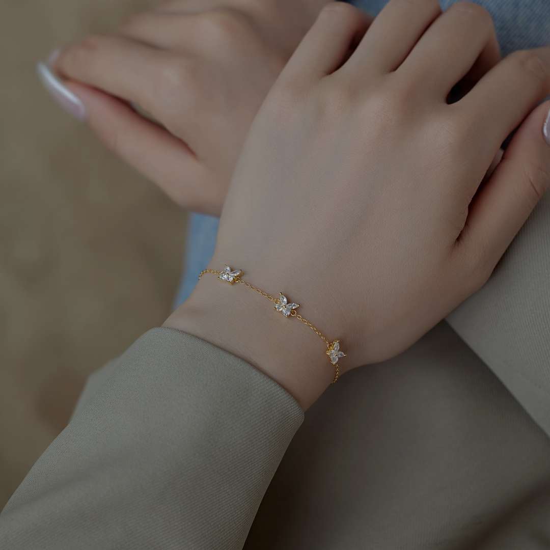 [Kincade Jewelrys]Radiant Butterfly Shape Necklace