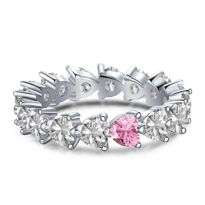 [Kincade Jewelrys]0.25 Carat Radiant Romance Heart Cut Lover Ring