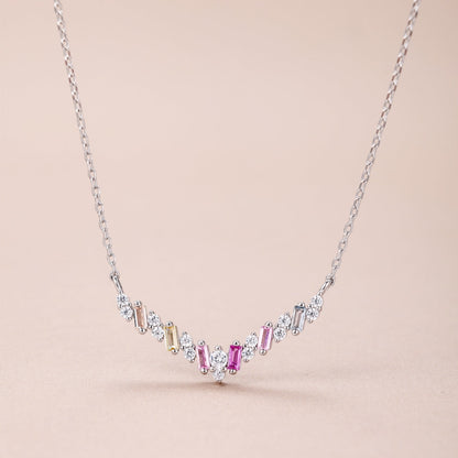 [Kincade Jewelrys]Dazzling Rainbow Necklace