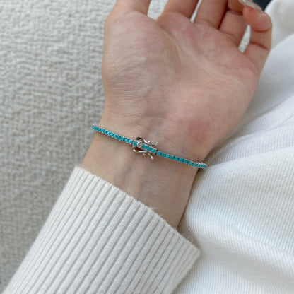 [Kincade Jewelrys]Dazzling Exquisite Round Cut Daily Bracelet