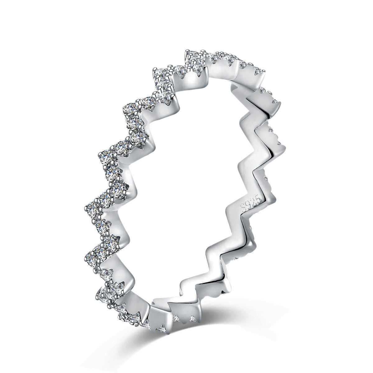 [Kincade Jewelrys]Delicate Enchanting Wave Shape Daily Ring