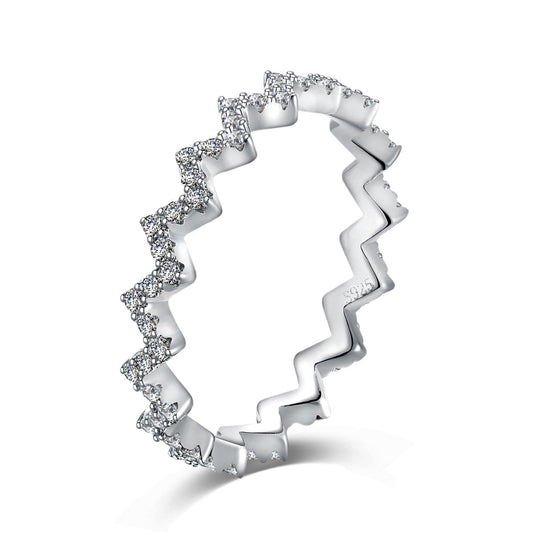 [Kincade Jewelrys]Delicate Enchanting Wave Shape Daily Ring