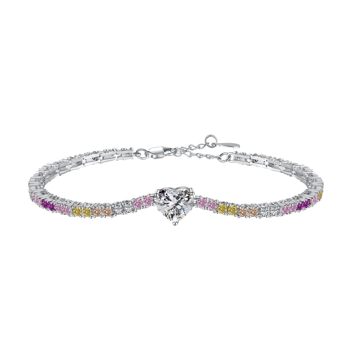 [Kincade Jewelrys]Delicate Romantic Heart Shape Lover Bracelet