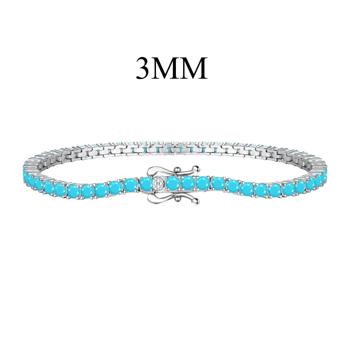[Kincade Jewelrys]Dainty Charming Round Cut Tennis Bracelet