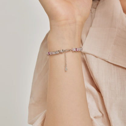 [Kincade Jewelrys]Unique Colorful Flower Shape Daily Bracelet