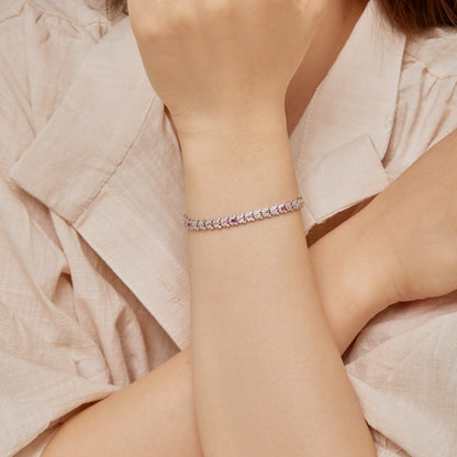 [Kincade Jewelrys]Delicate Colorful Multi Cut Daily Bracelet