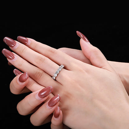 [Kincade Jewelrys]Eternity Round Cut Tennis Ring