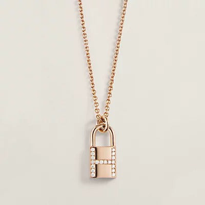 [Kincade Jewelrys]HM ADVANCED NICHE LOCK HEAD NECKLACE DIAMONDS