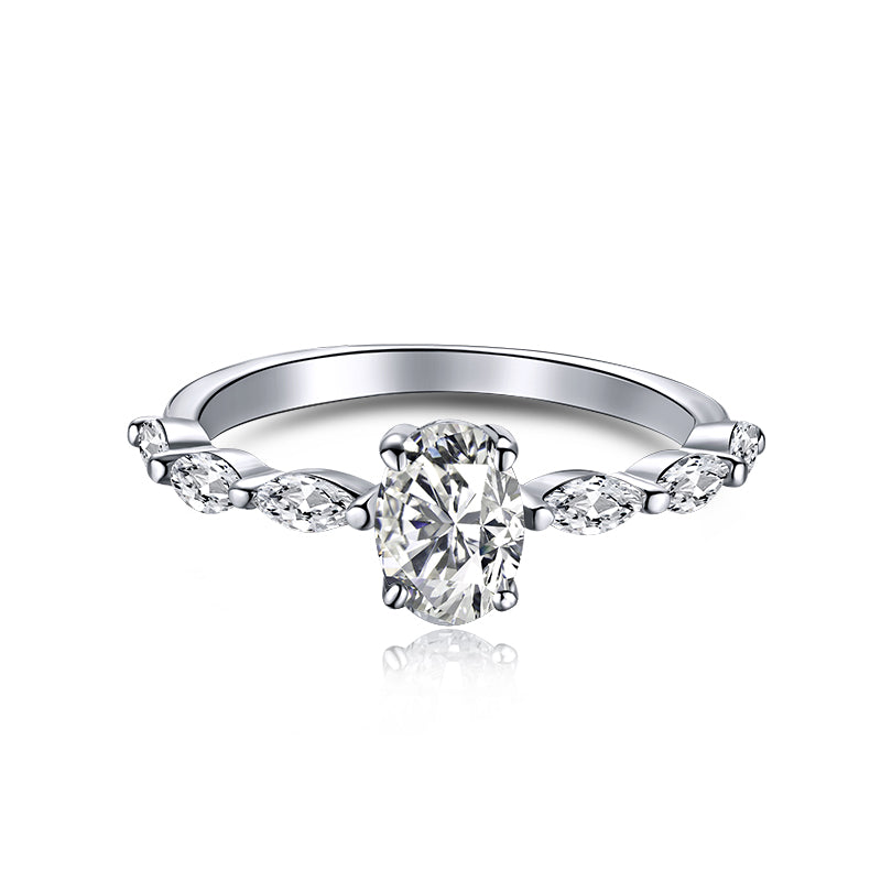 [Kincade Jewelrys]0.75 Carat Luxurious Vibrant Elongated Cushion Cut Daily Ring