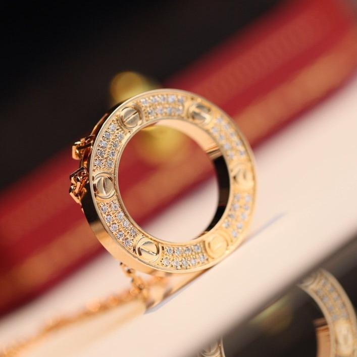 [Kincade Jewelrys]LOVE NECKLACE ADJUSTABLE ROSE GOLD