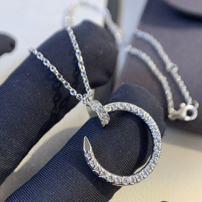 [Kincade Jewelrys]JUSTE NECKLACE SILVER DIAMONDS