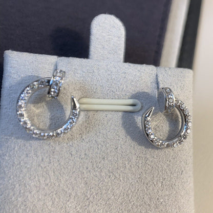 [Kincade Jewelrys]JUSTE EARRINGS SILVER DIAMONDS