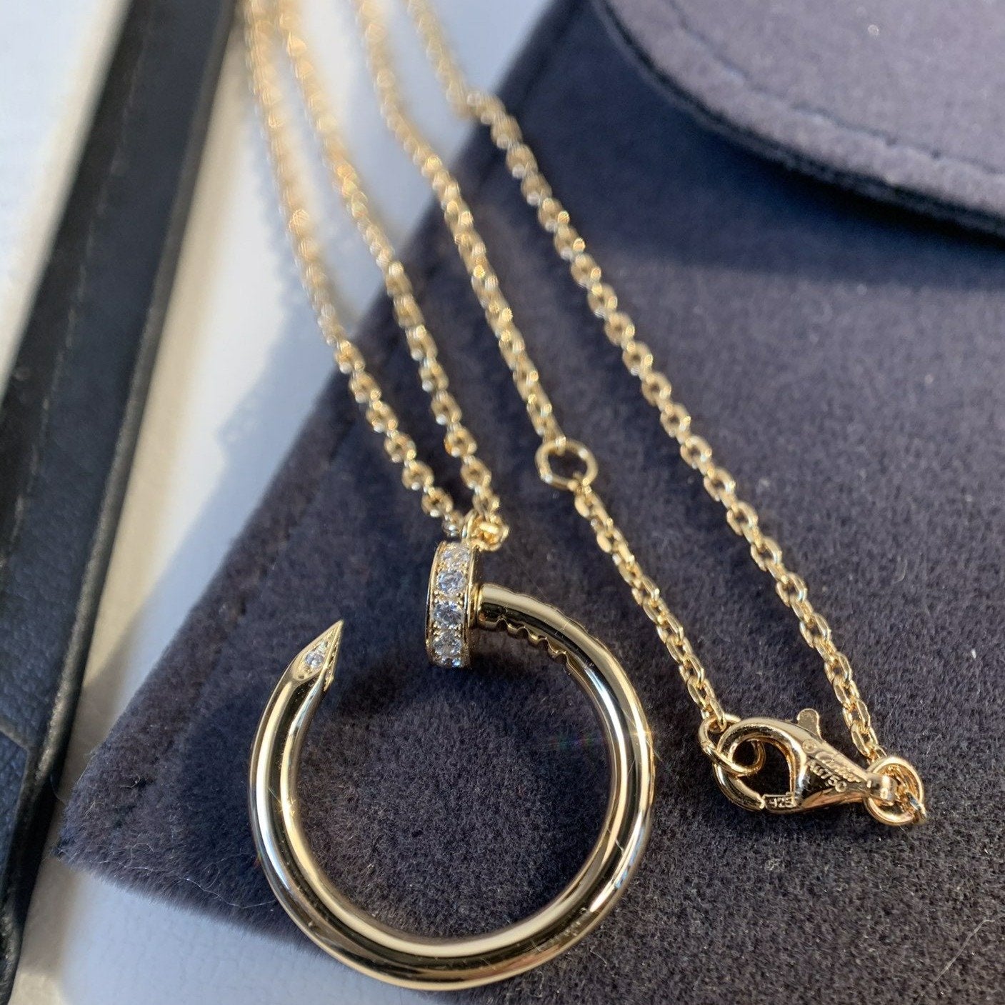 [Kincade Jewelrys]JUSTE NECKLACE PINK GOLD