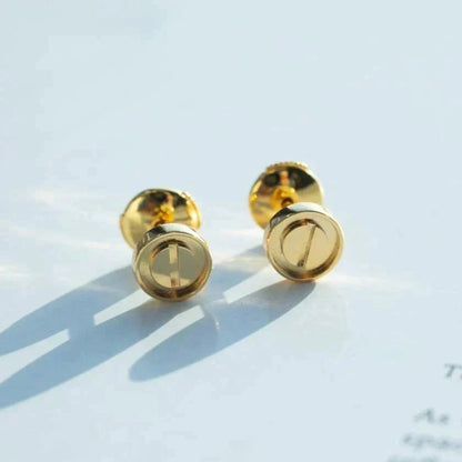 [Kincade Jewelrys]LOVE EARRINGS GOLD 10MM