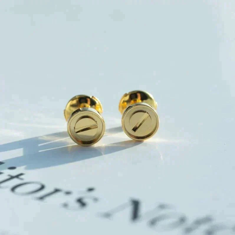 [Kincade Jewelrys]LOVE EARRINGS GOLD 10MM