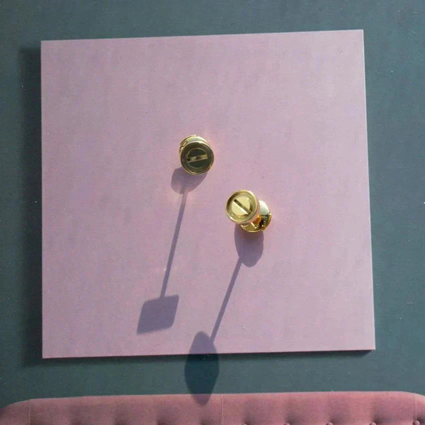 [Kincade Jewelrys]LOVE EARRINGS GOLD 10MM