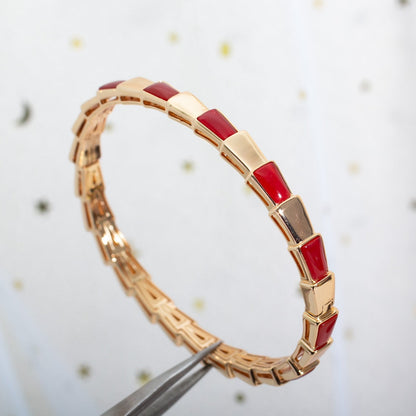 [Kincade Jewelrys]SERPENTI BRACELET PINK GOLD RUBELLITE