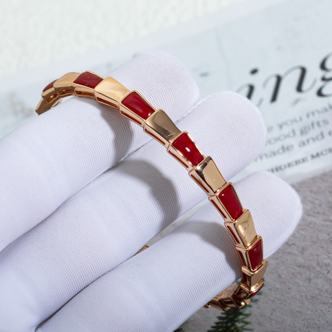 [Kincade Jewelrys]SERPENTI BRACELET PINK GOLD RUBELLITE
