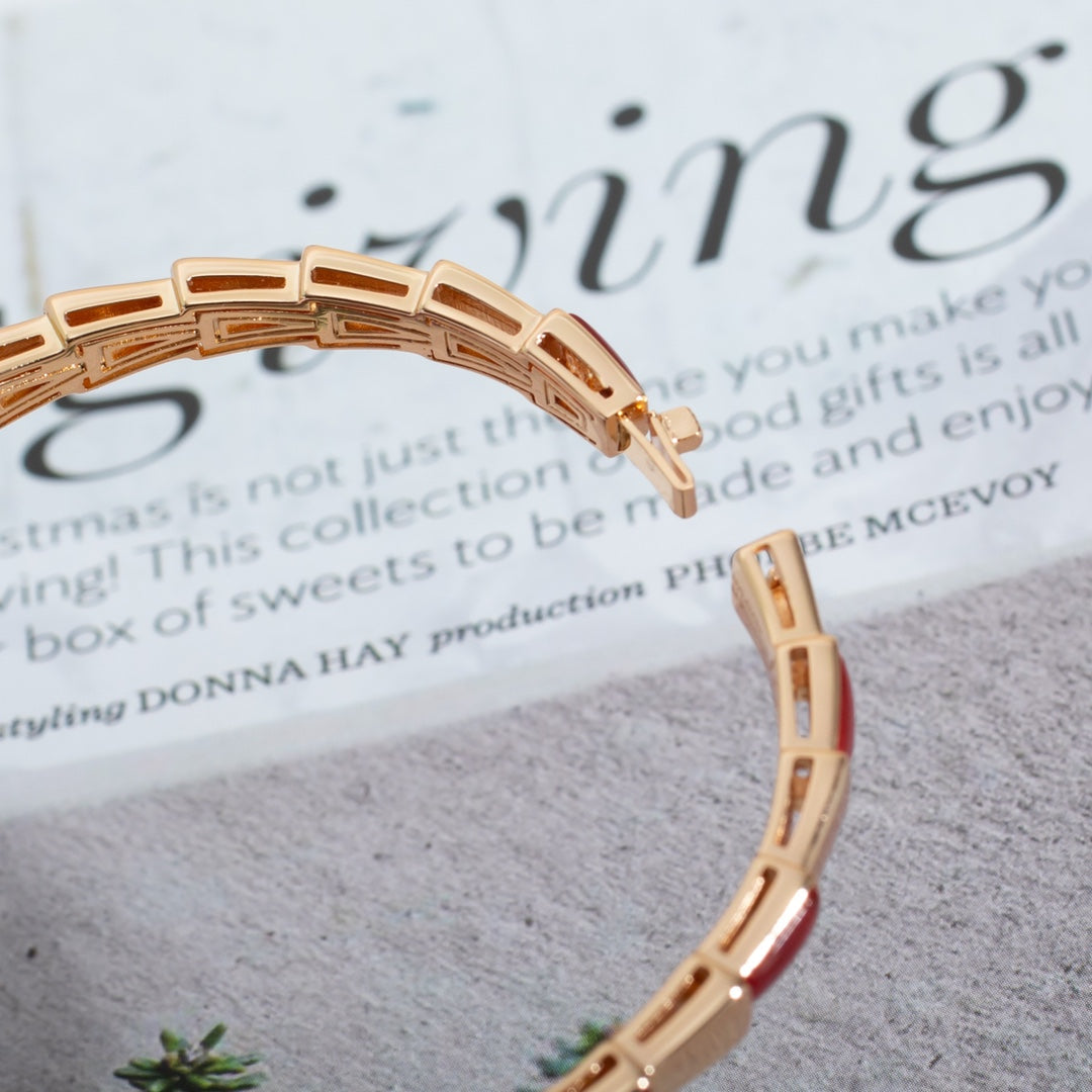 [Kincade Jewelrys]SERPENTI BRACELET PINK GOLD RUBELLITE